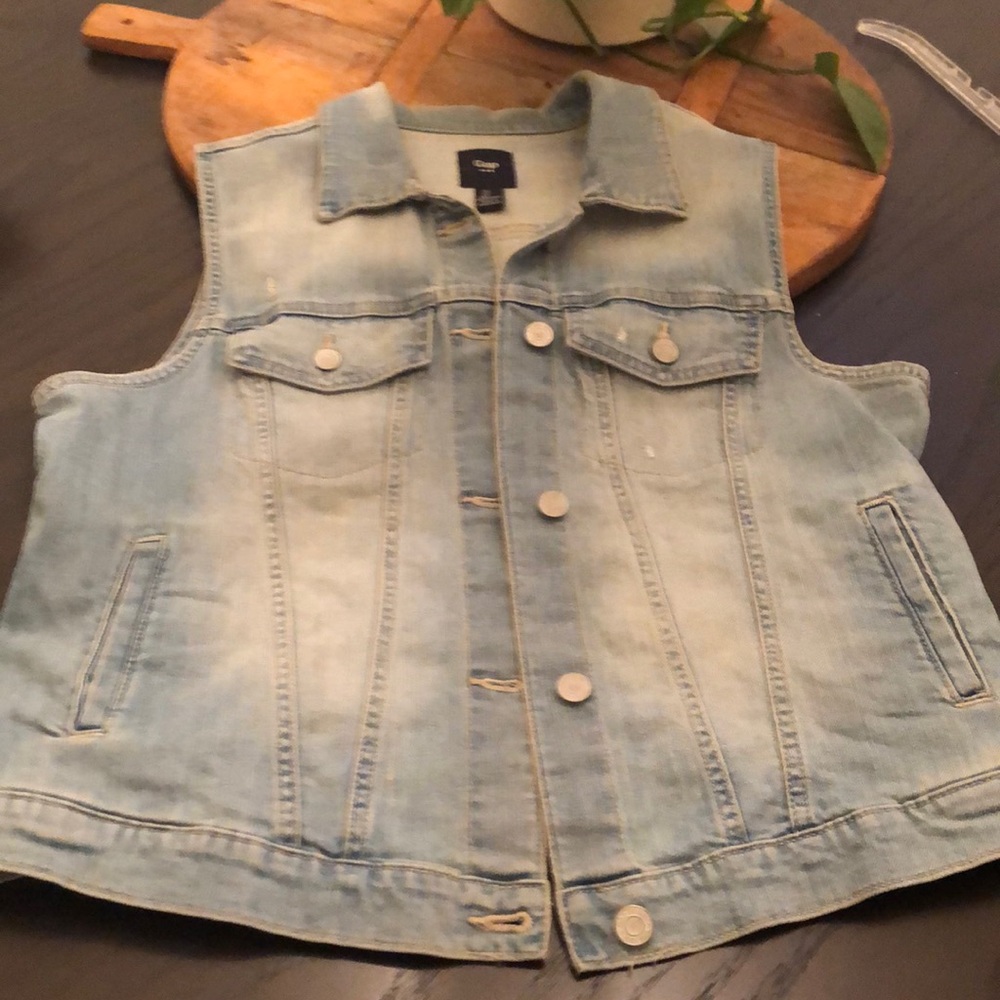 Gap denim vest